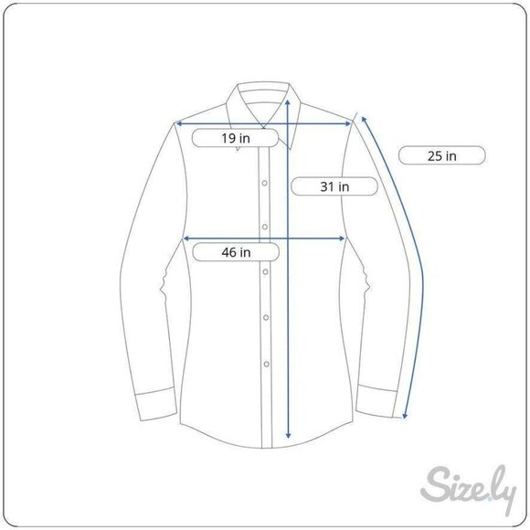 ZARA Mens Size 16 Blue Striped Cotton LS Shirt - Picture 4 of 7